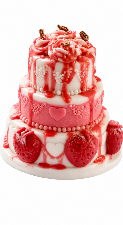 Luxury Fruity Sculpted Cake Candles