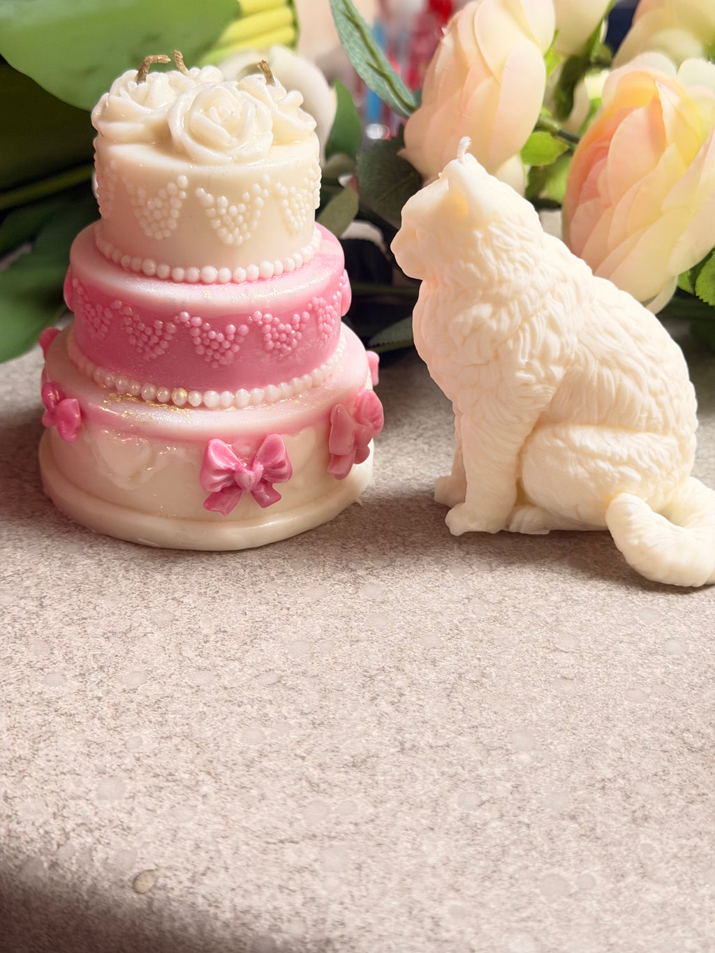 Luxury Fruity Sculpted Cake Candles