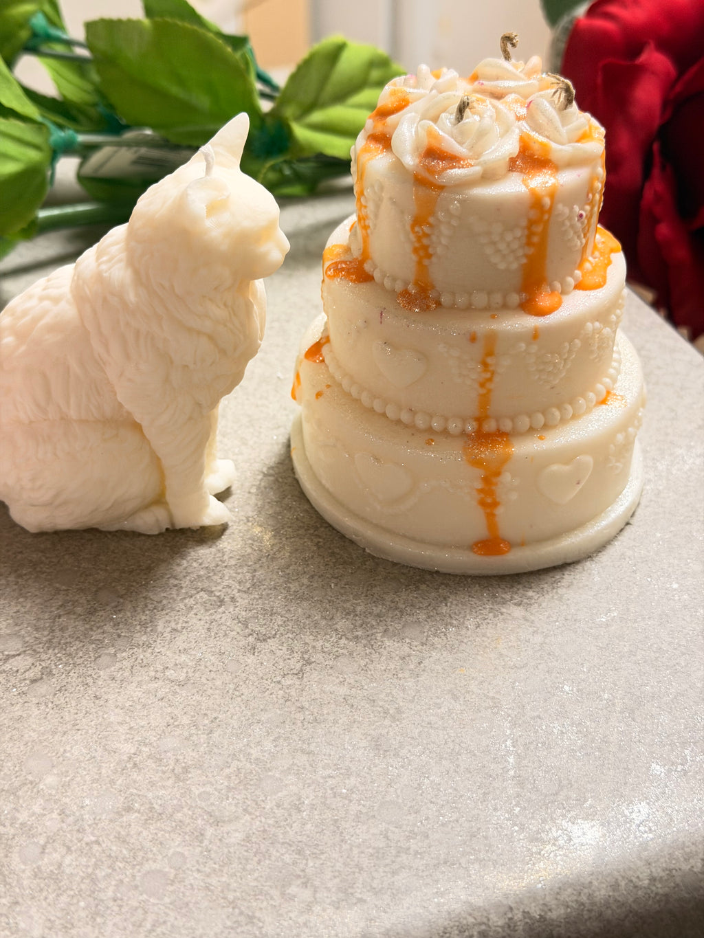 Luxury Fruity Sculpted Cake Candles