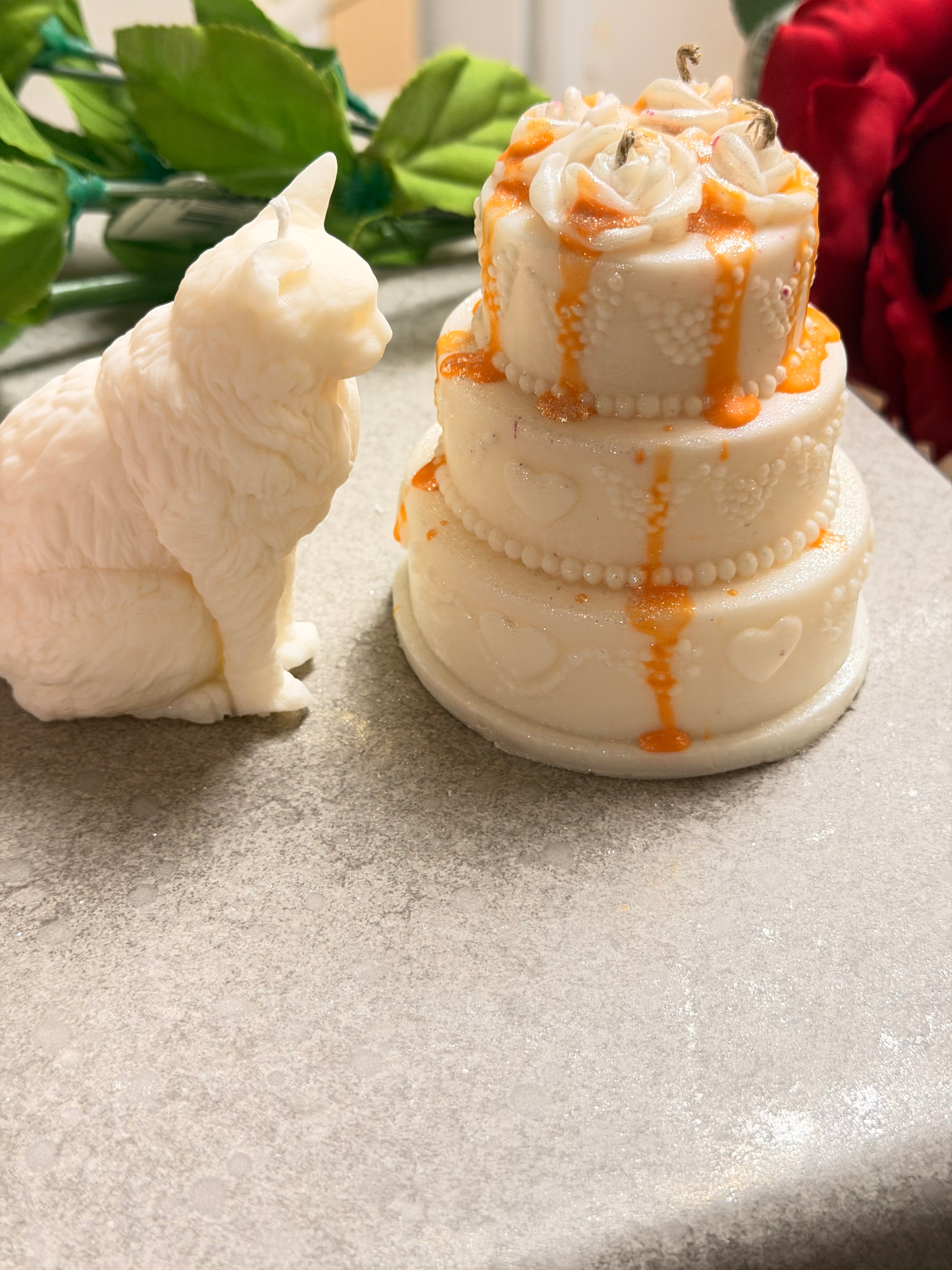 Luxury Fruity Sculpted Cake Candles
