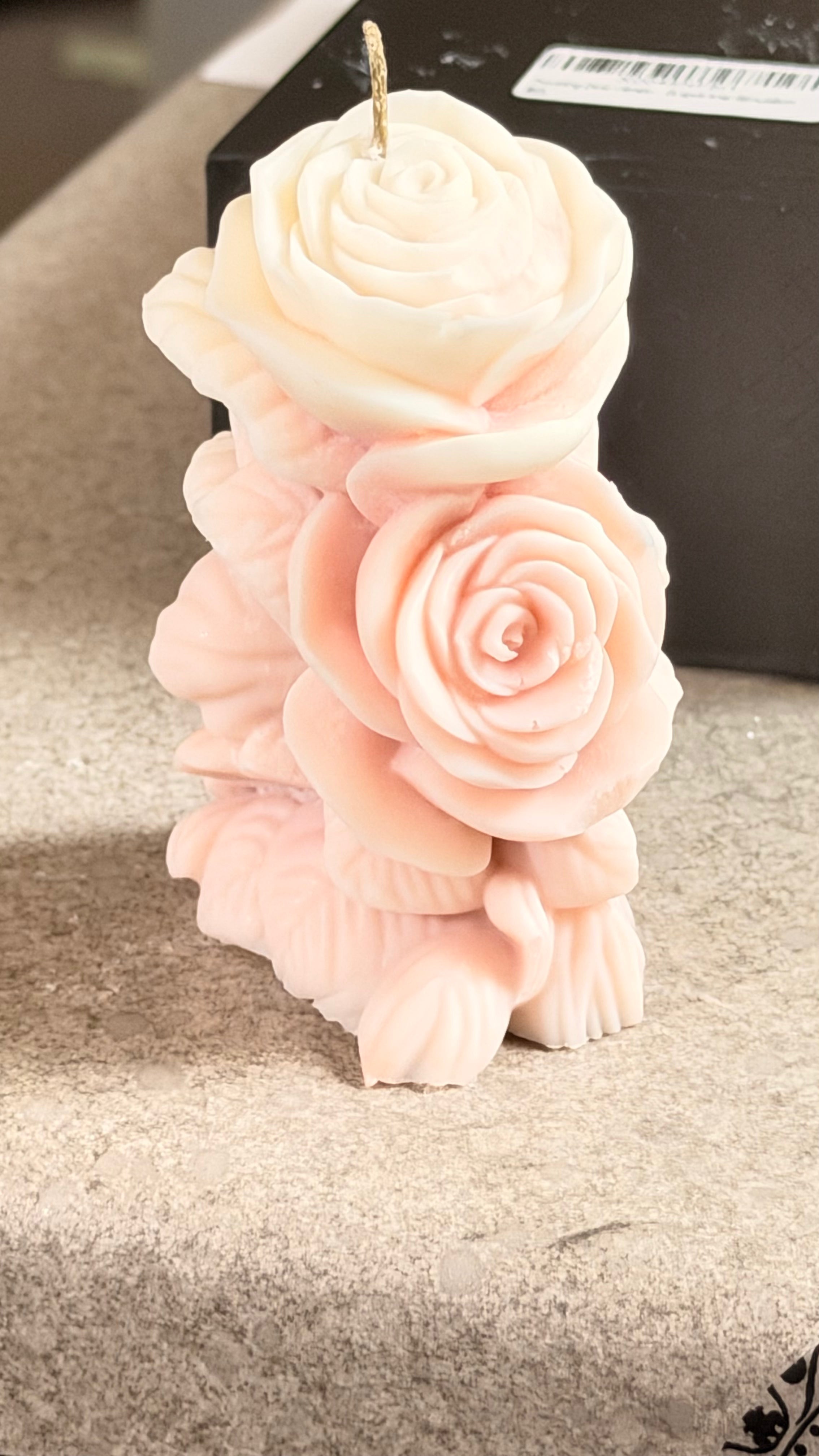 Lavender Bloom Sculpted Candle – Soft Floral