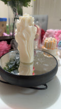 Floral Embrace Sculpted Candle