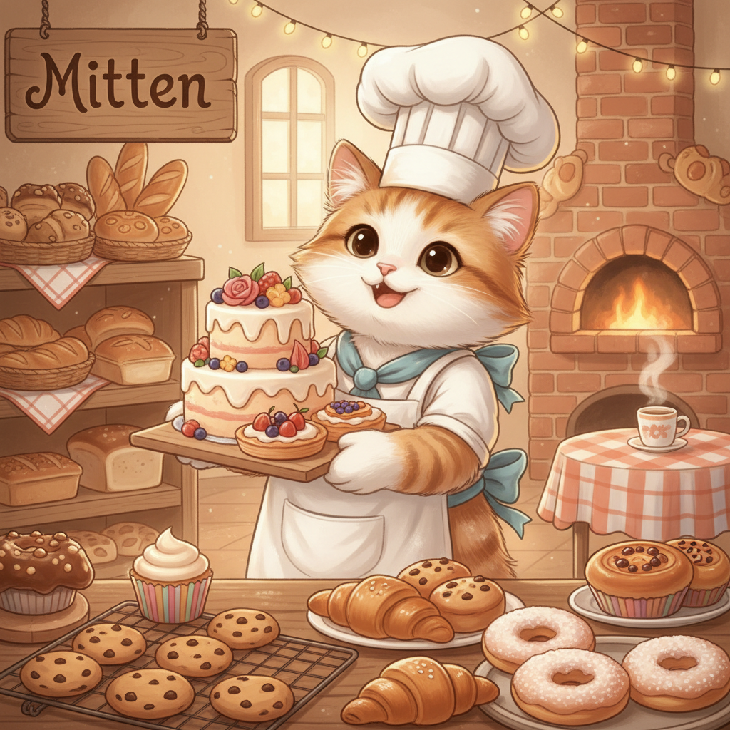 Mitten The Best Baker - Digital product
