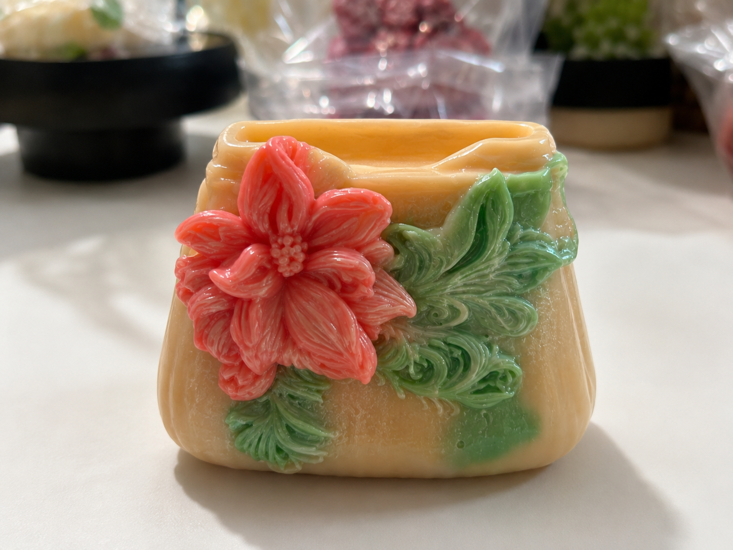 Blush Lotus Gardenia Purse Candle